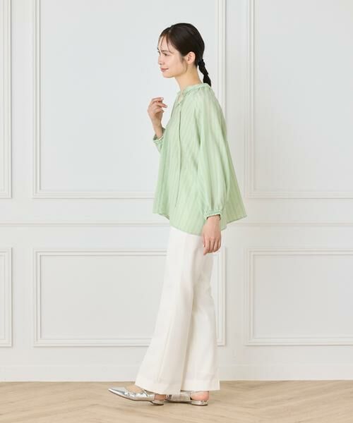 INED / イネド シャツ・ブラウス | からみ織ブラウス | 詳細4