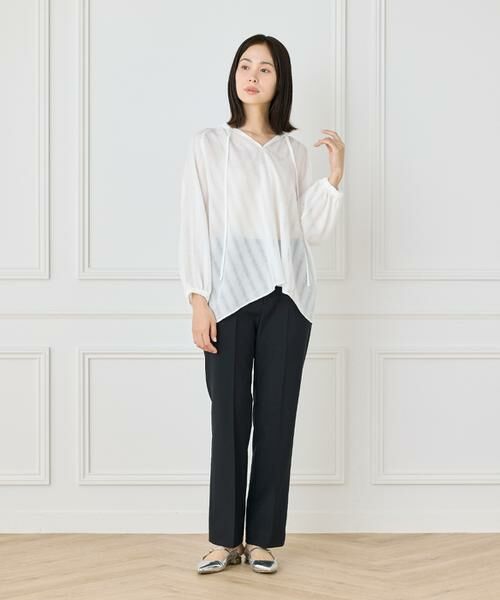 INED / イネド シャツ・ブラウス | からみ織ブラウス | 詳細7