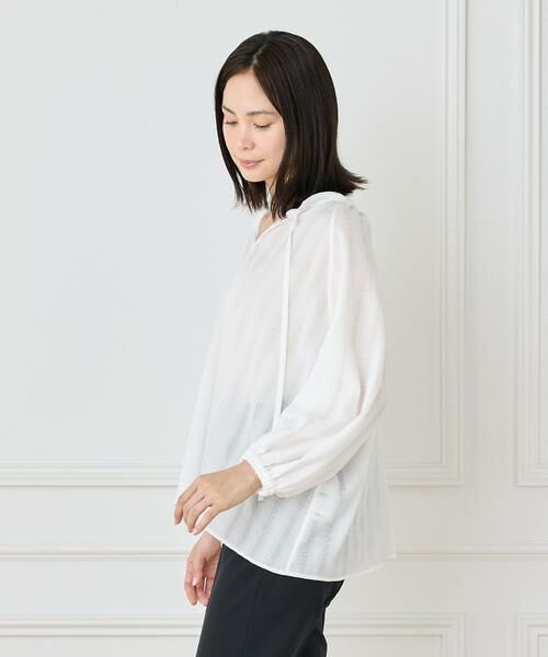 INED / イネド シャツ・ブラウス | からみ織ブラウス | 詳細8