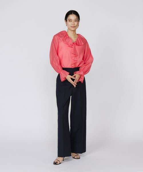 INED / イネド シャツ・ブラウス | シャイニーローンフリルブラウス | 詳細13