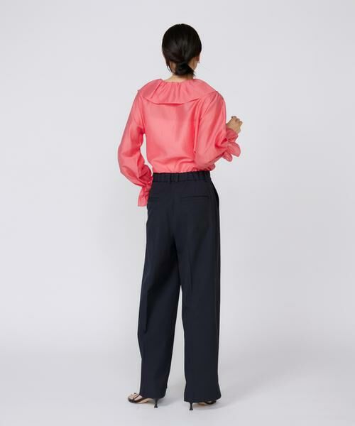 INED / イネド シャツ・ブラウス | シャイニーローンフリルブラウス | 詳細15