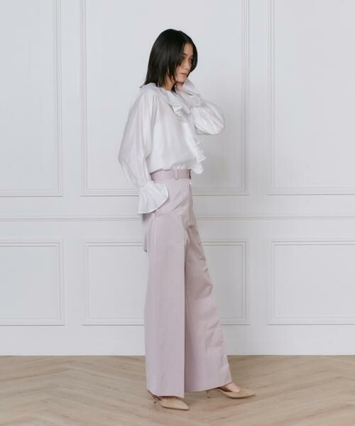 INED / イネド シャツ・ブラウス | シャイニーローンフリルブラウス | 詳細3