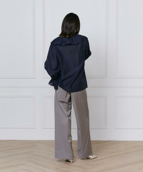 INED / イネド シャツ・ブラウス | シャイニーローンフリルブラウス | 詳細9