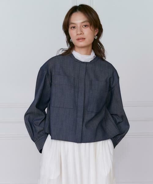 INED / イネド シャツ・ブラウス | デニム風ブラウス | 詳細5