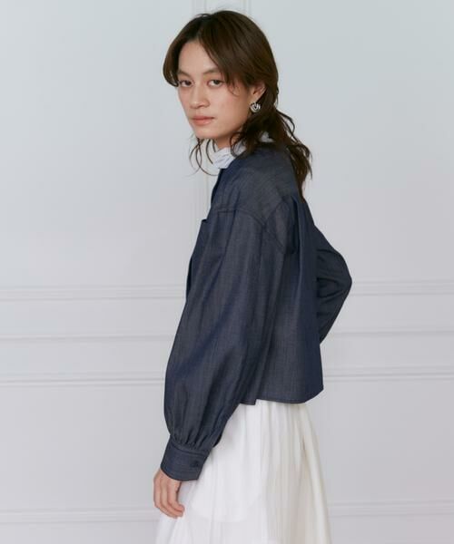 INED / イネド シャツ・ブラウス | デニム風ブラウス | 詳細6