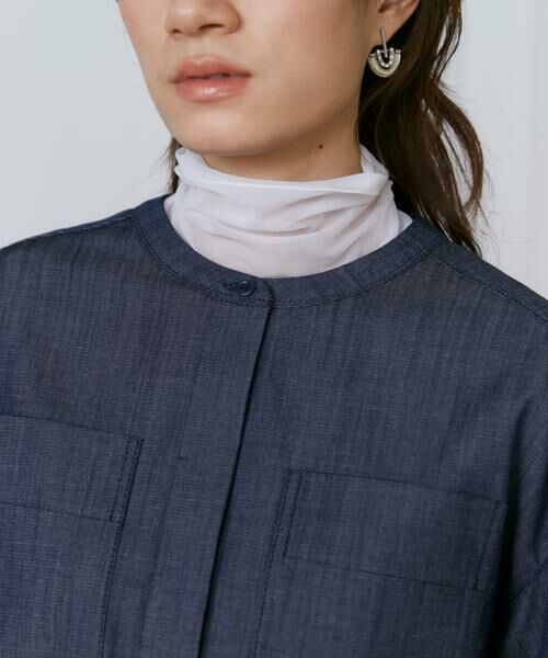 INED / イネド シャツ・ブラウス | デニム風ブラウス | 詳細8