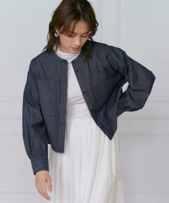 INED / イネド シャツ・ブラウス | 《大きいサイズ》デニム風ブラウス