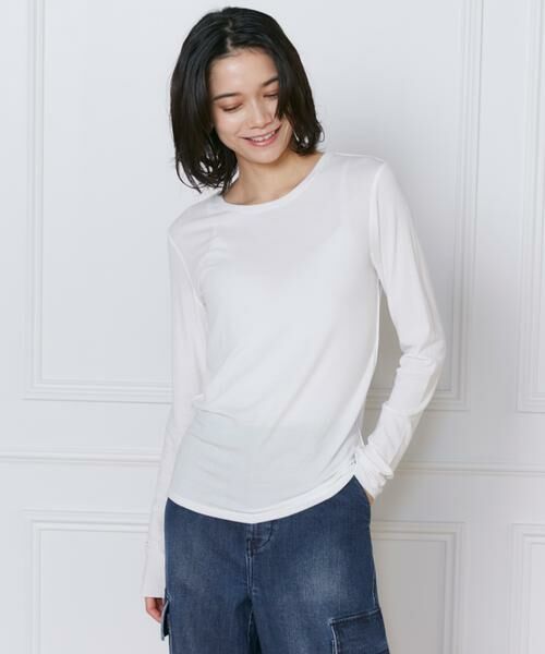 INED / イネド Tシャツ | クルーネックロングスリーブカットソー | 詳細9