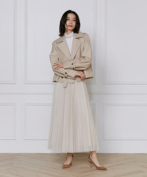 INED / イネド カットソー | チュール切り替えタートルネックカットソー | 詳細6