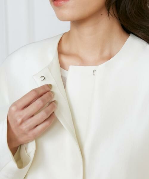 INED / イネド その他アウター | ノーカラーAラインコート《la veille by SUPERIOR CLOSET》 | 詳細10
