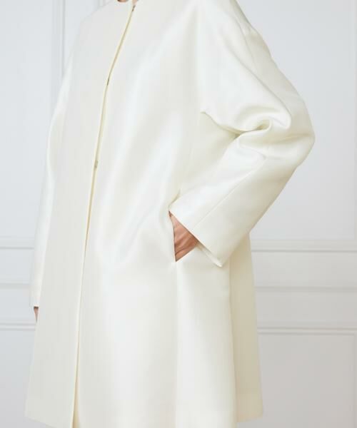 INED / イネド その他アウター | ノーカラーAラインコート《la veille by SUPERIOR CLOSET》 | 詳細11