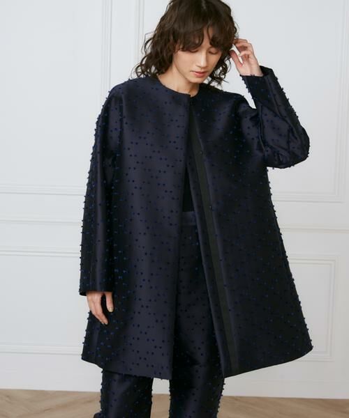 INED / イネド その他アウター | ノーカラーAラインコート《la veille by SUPERIOR CLOSET》 | 詳細13