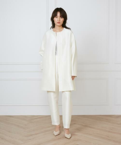 INED / イネド その他アウター | ノーカラーAラインコート《la veille by SUPERIOR CLOSET》 | 詳細5