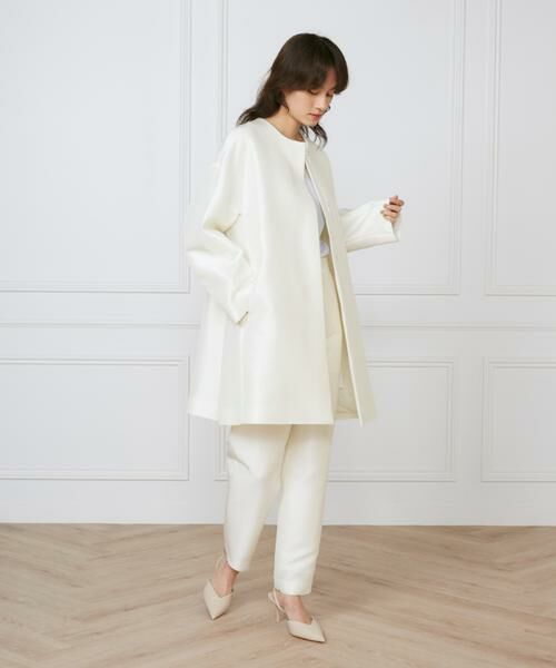 INED / イネド その他アウター | ノーカラーAラインコート《la veille by SUPERIOR CLOSET》 | 詳細6