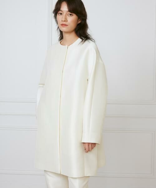 INED / イネド その他アウター | ノーカラーAラインコート《la veille by SUPERIOR CLOSET》 | 詳細8