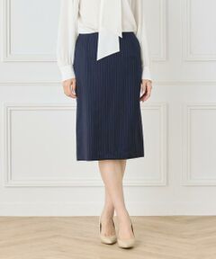 INED / イネド ミニ・ひざ丈スカート | 《大きいサイズ》ペンシルスカート《CERRUTI》