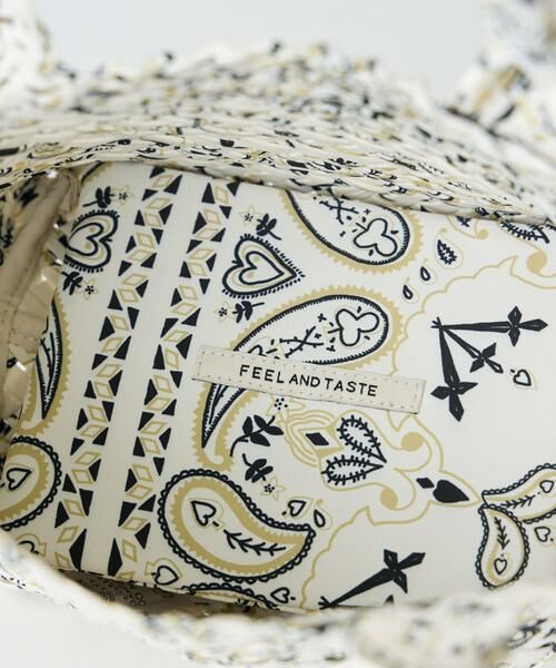 INED / イネド トートバッグ | 《SUPERIOR CLOSET》Weaving mini bucket print バッグ《FEEL AND TASTE》 | 詳細17