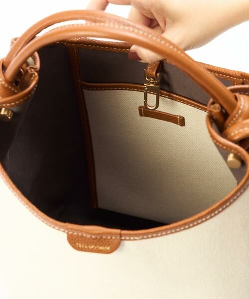 INED / イネド ショルダーバッグ | 《SUPERIOR CLOSET》bar-knot canvas tall バッグ《FEEL AND TASTE》 | 詳細6