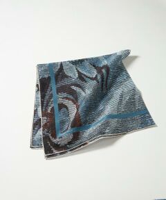 INED / イネド マフラー・ショール・スヌード・ストール | 《FAVORITE》Light Blue Tapestry スカーフ《Tapis Noir》