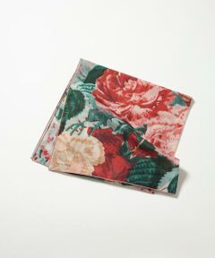 INED / イネド マフラー・ショール・スヌード・ストール | 《FAVORITE》Light Multicolor Flower スカーフ《Tapis Noir》