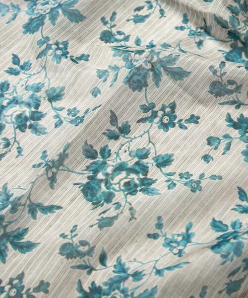 INED / イネド バンダナ・スカーフ | 《FAVORITE》Large Light Blue Stripe スカーフ《Tapis Noir》 | 詳細3