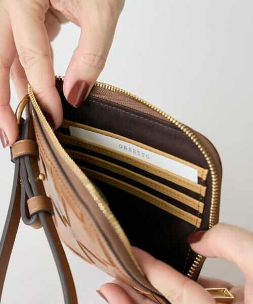 INED / イネド 財布・コインケース・マネークリップ | 《FAVORITE》RETEストラップ付きイントレチャートウォレット《ORSETTO》 | 詳細8
