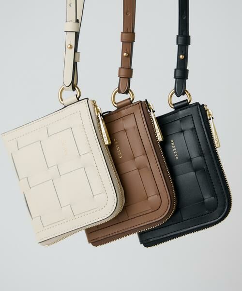 INED / イネド 財布・コインケース・マネークリップ | 《FAVORITE》RETEストラップ付きイントレチャートウォレット《ORSETTO》 | 詳細9