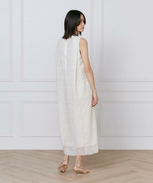 INED / イネド ミニ丈・ひざ丈ワンピース | 幾何学柄レースドレス | 詳細5