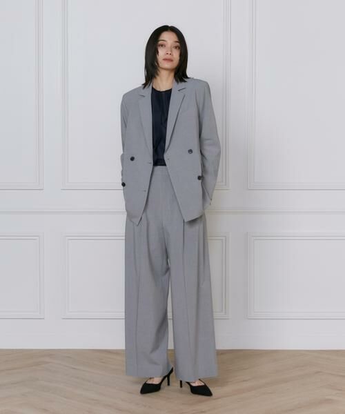 INED / イネド テーラードジャケット | TRストレッチダブルブレストジャケット | 詳細14