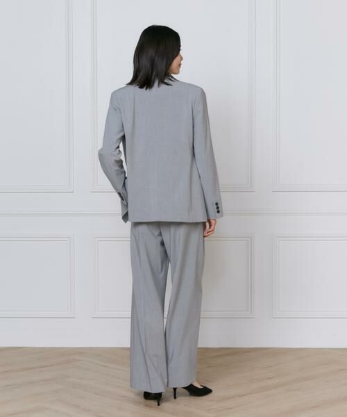 INED / イネド テーラードジャケット | TRストレッチダブルブレストジャケット | 詳細16