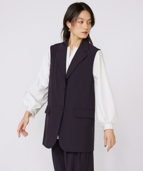 INED / イネド ベスト | TRストレッチカラーレスジレ | 詳細13