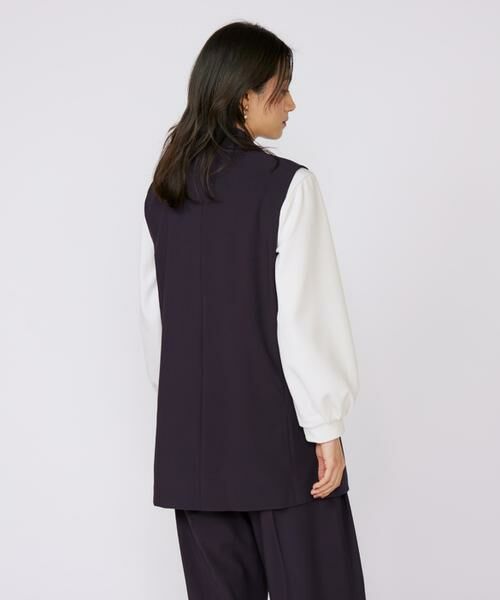 INED / イネド ベスト | TRストレッチカラーレスジレ | 詳細15
