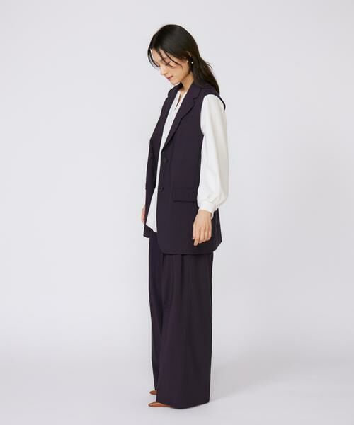 INED / イネド ベスト | TRストレッチカラーレスジレ | 詳細4