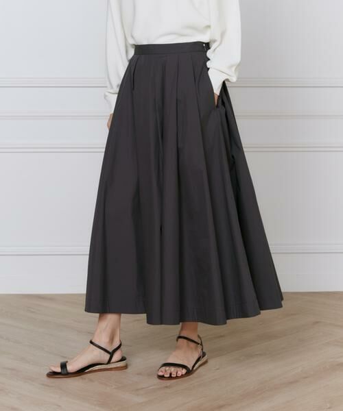 INED / イネド ミニ・ひざ丈スカート | タックスカート | 詳細11