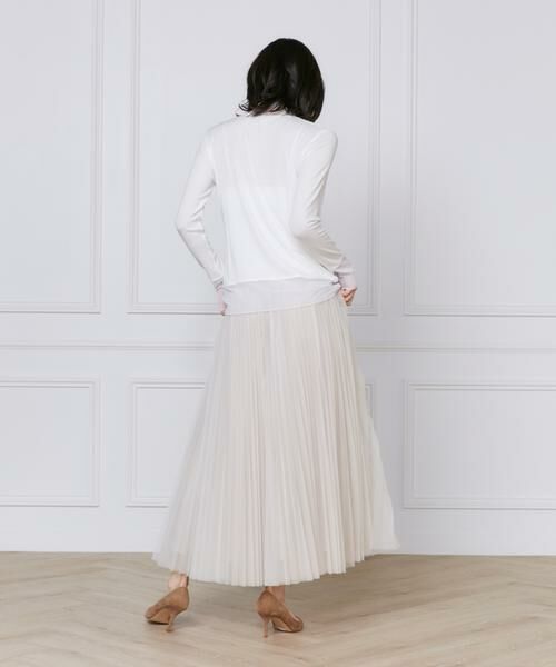 INED / イネド ミニ・ひざ丈スカート | チュールプリーツスカート | 詳細16