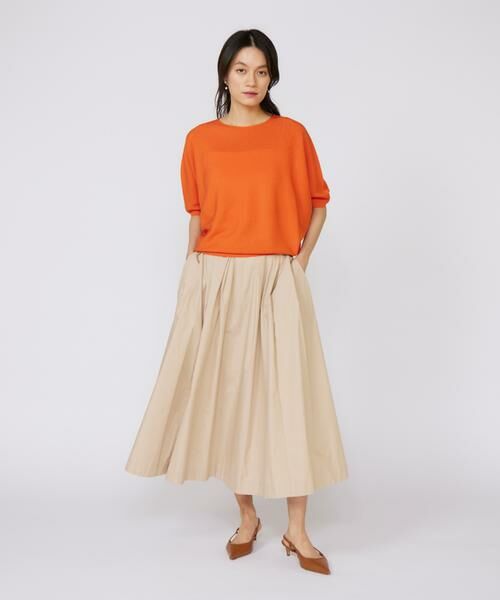 INED / イネド ミニ・ひざ丈スカート | 《大きいサイズ》タックスカート | 詳細6