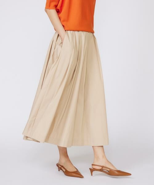 INED / イネド ミニ・ひざ丈スカート | 《大きいサイズ》タックスカート | 詳細9