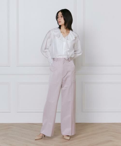 INED / イネド カーゴパンツ | サテンベイカーパンツ | 詳細14