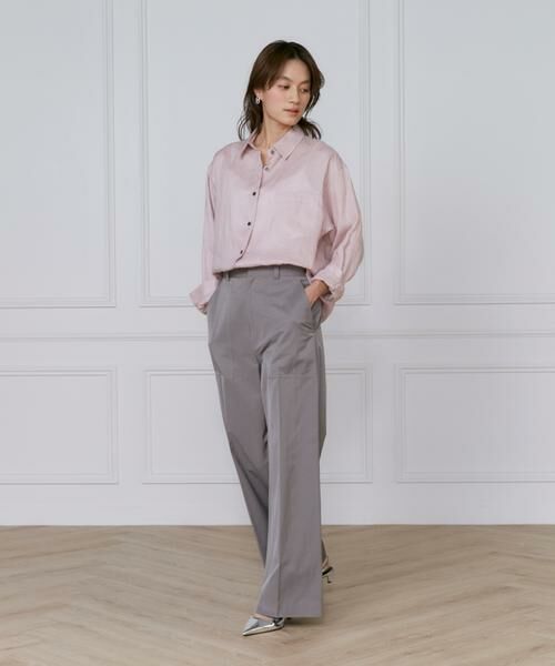 INED / イネド カーゴパンツ | サテンベイカーパンツ | 詳細21