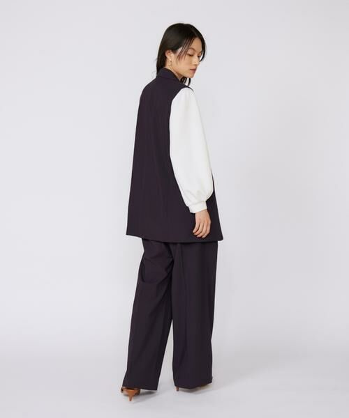 INED / イネド その他パンツ | 《大きいサイズ》TRストレッチツータックワイドパンツ | 詳細12