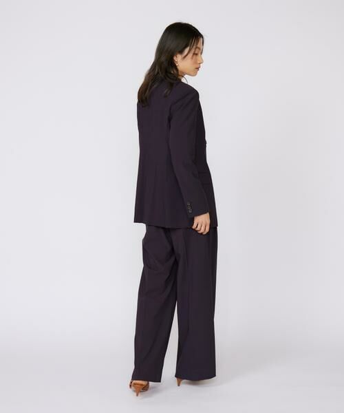 INED / イネド その他パンツ | 《大きいサイズ》TRストレッチツータックワイドパンツ | 詳細15