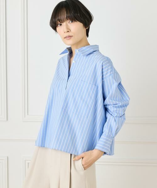 INED / イネド シャツ・ブラウス | バックフレアシャツ | 詳細14