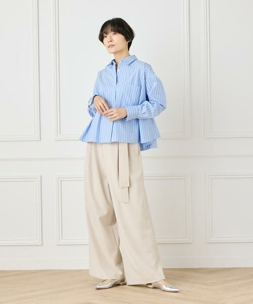 INED / イネド シャツ・ブラウス | バックフレアシャツ | 詳細3