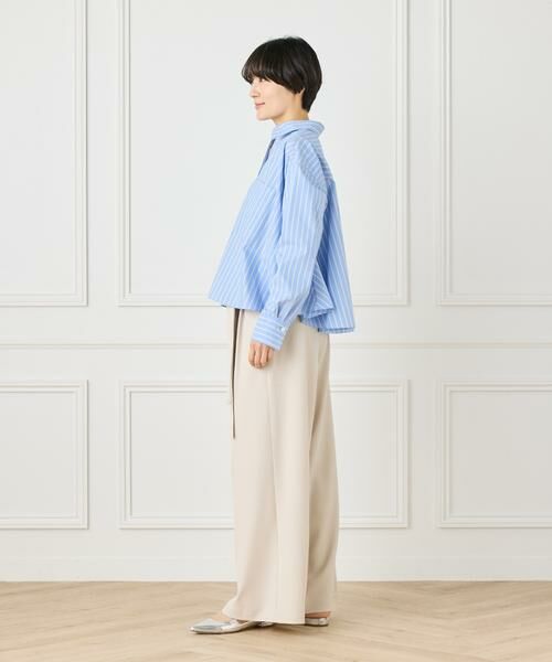 INED / イネド シャツ・ブラウス | バックフレアシャツ | 詳細4