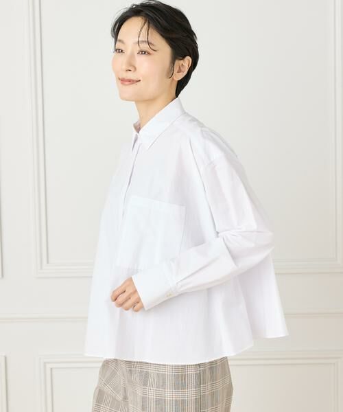 INED / イネド シャツ・ブラウス | バックフレアシャツ | 詳細9