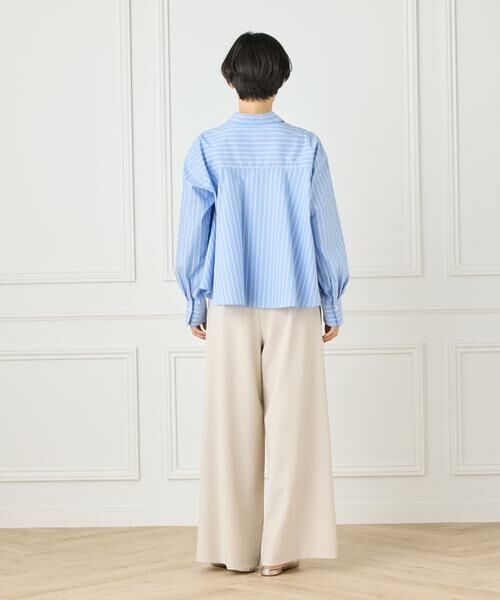 INED / イネド シャツ・ブラウス | 《大きいサイズ》バックフレアシャツ | 詳細5