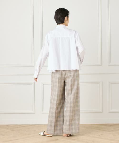 INED / イネド シャツ・ブラウス | 《大きいサイズ》バックフレアシャツ | 詳細23