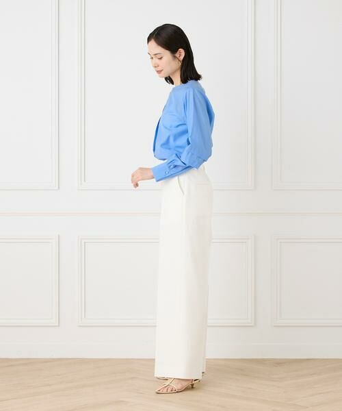 INED / イネド シャツ・ブラウス | シャイニーローンタックブラウス | 詳細11