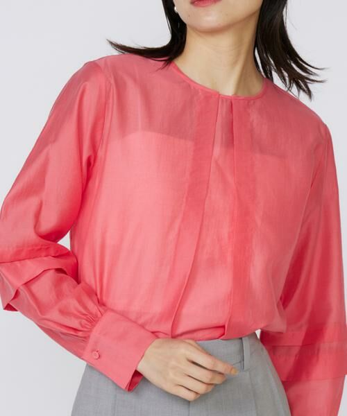 INED / イネド シャツ・ブラウス | シャイニーローンタックブラウス | 詳細15