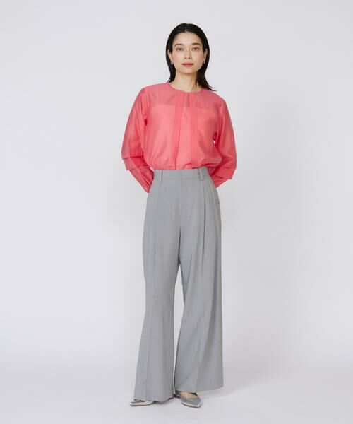 INED / イネド シャツ・ブラウス | シャイニーローンタックブラウス | 詳細5